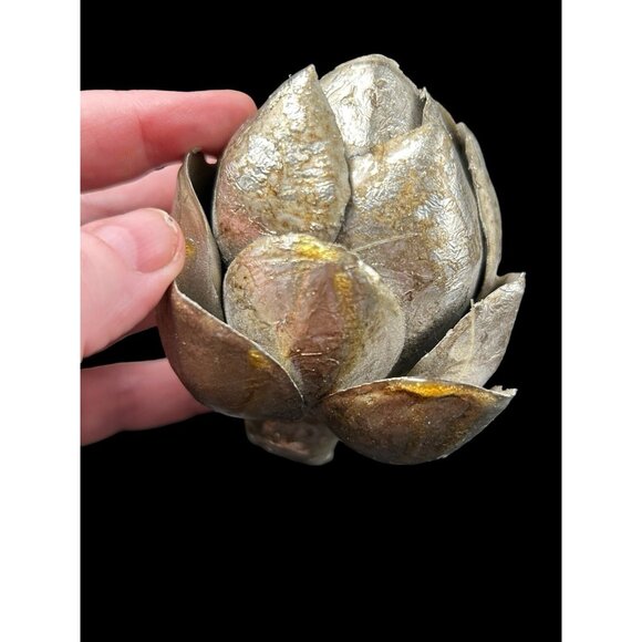 Vintage Faux Artichokes Antique Finish Farmhouse Kitchen Decor 5 Piece 4" - Picture 3 of 10